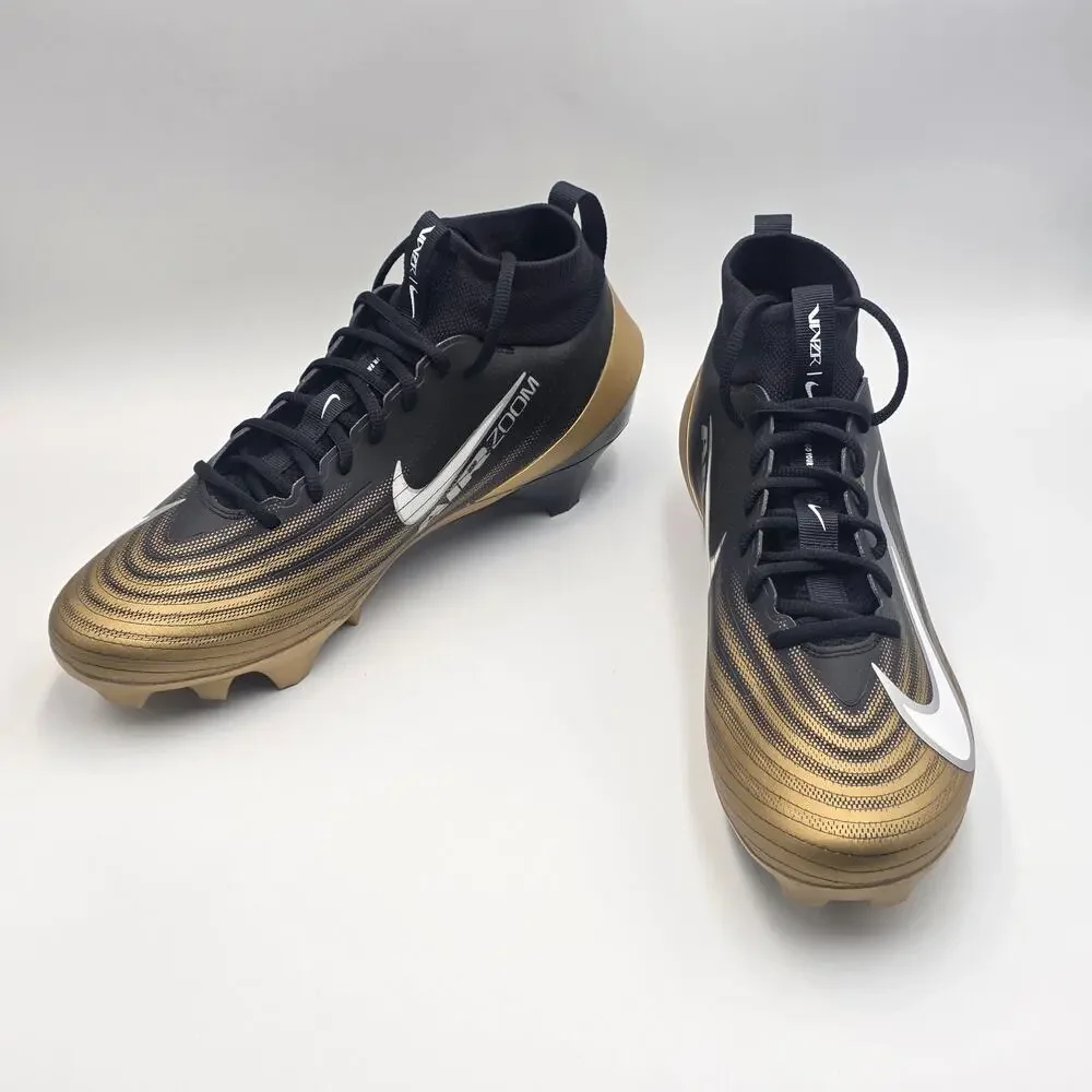 Nike Vapor Pro 1 Men's Size 10.5 Football Cleats FB3298-003 Black Gold New